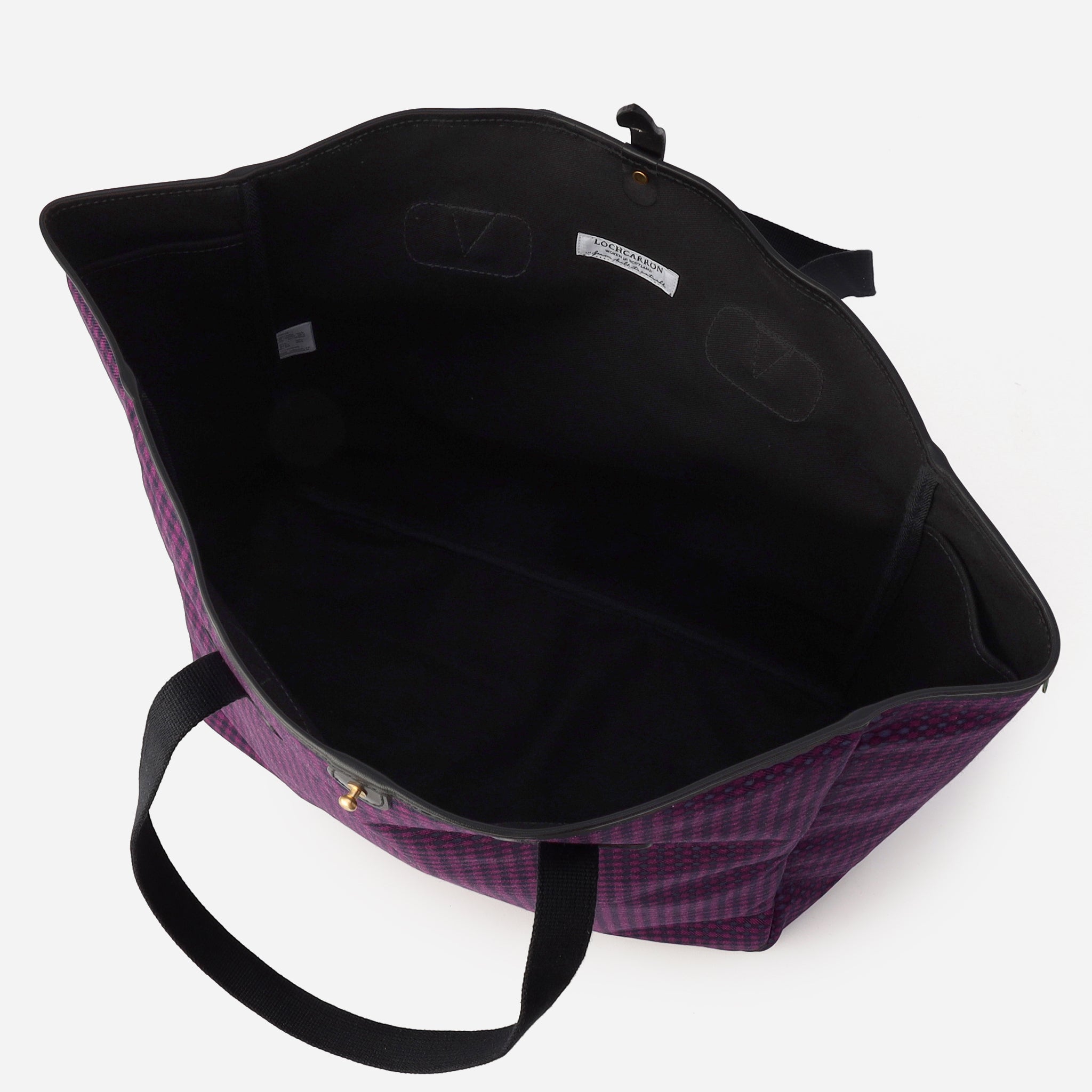 LARGE CARRYALL LOCHCARRON WOOL CHECK